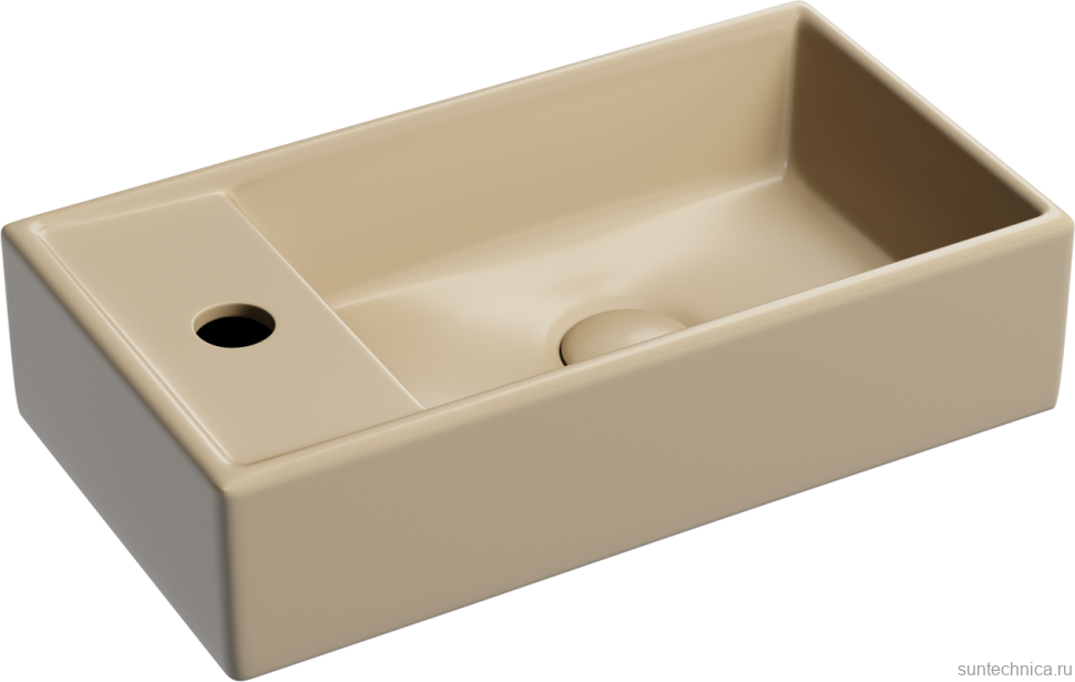 Раковина маленькая в туалет Ceramicanova Element CN6051RMC капучино матовый