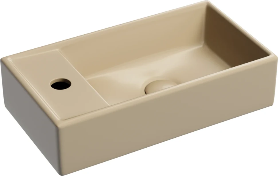 Раковина маленькая в туалет Ceramicanova Element CN6051RMC капучино матовый