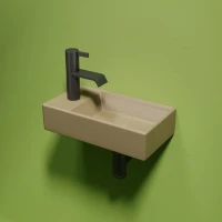 Раковина маленькая в туалет Ceramicanova Element CN6051RMC капучино матовый