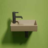 Раковина маленькая в туалет Ceramicanova Element CN6051RMC капучино матовый