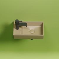 Раковина маленькая в туалет Ceramicanova Element CN6051RMC капучино матовый