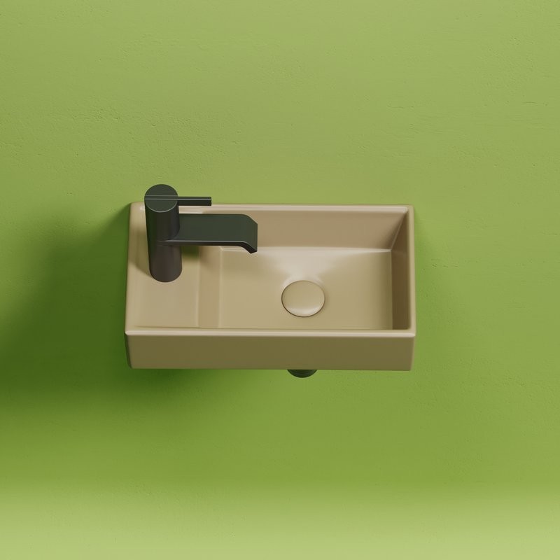 Раковина маленькая в туалет Ceramicanova Element CN6051RMC капучино матовый