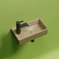 Раковина маленькая в туалет Ceramicanova Element CN6051RMC капучино матовый