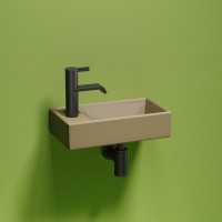 Раковина маленькая в туалет Ceramicanova Element CN6051RMC капучино матовый