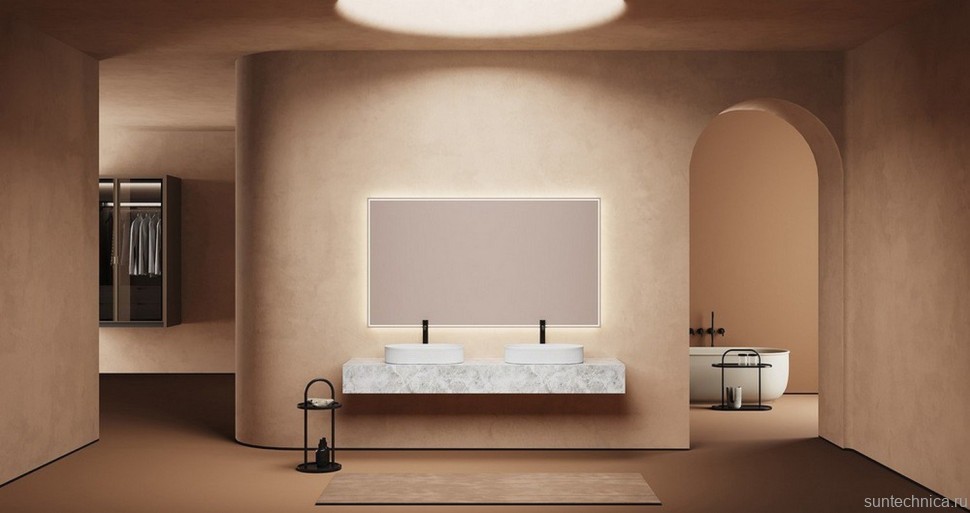 Накладная раковина Abber Bequem AC2116MW 58 матовая белая, овальная, фаянс