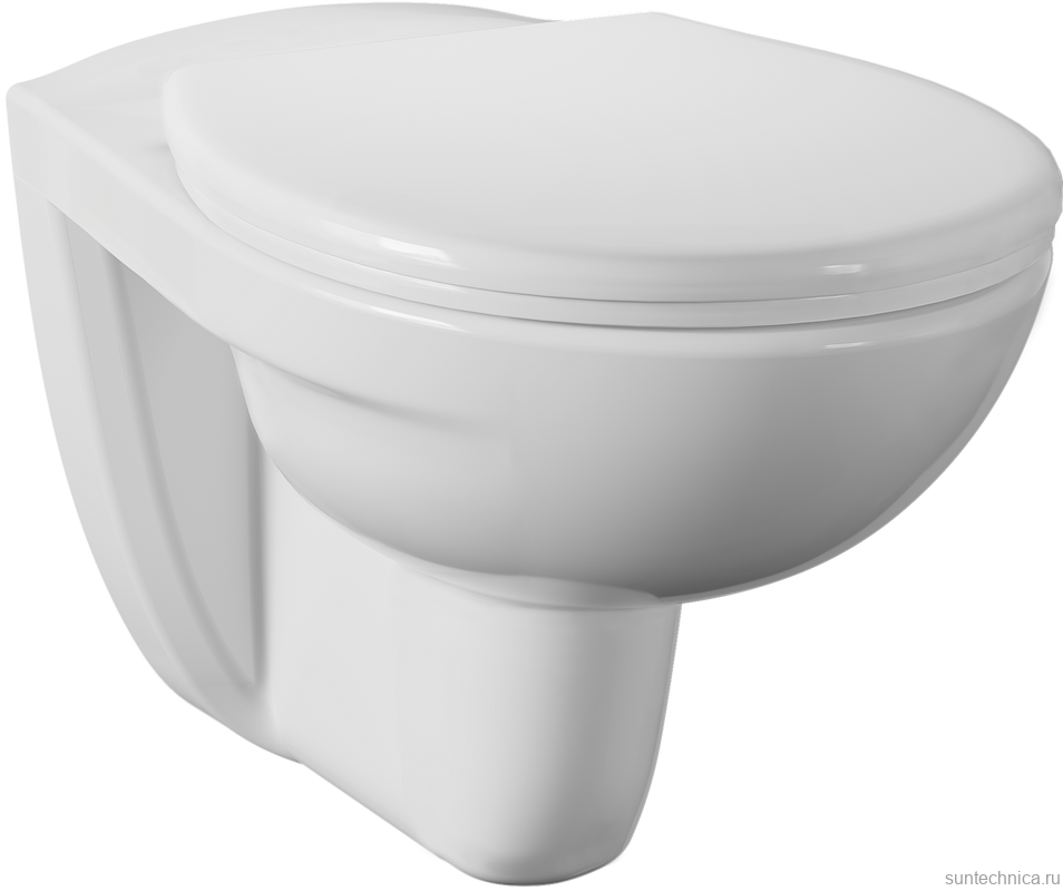 Комплект Унитаз подвесной Norm Fit + Крышка 803-003-701 + Инсталляция VitrA V-Fix Core 732-5800-01 с кнопкой смыва Root R 740-2280 хром