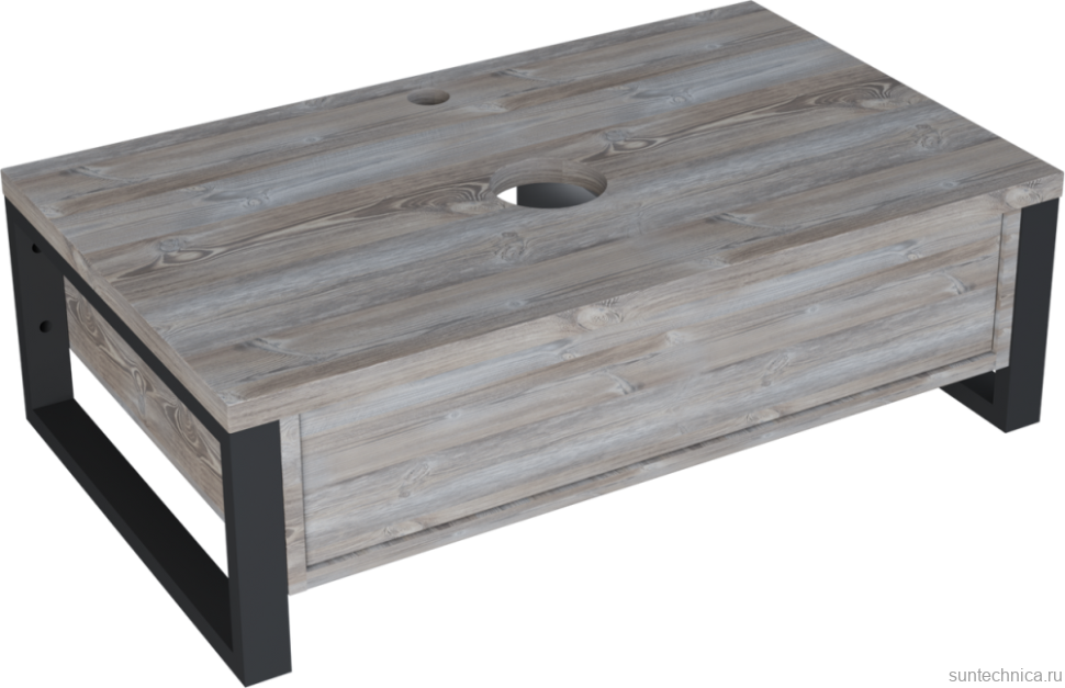 Мебель для ванной комнаты 1MarKa Grunge Loft 80 дуб намибия