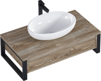 Мебель для ванной комнаты 1MarKa Grunge Loft 80 дуб намибия