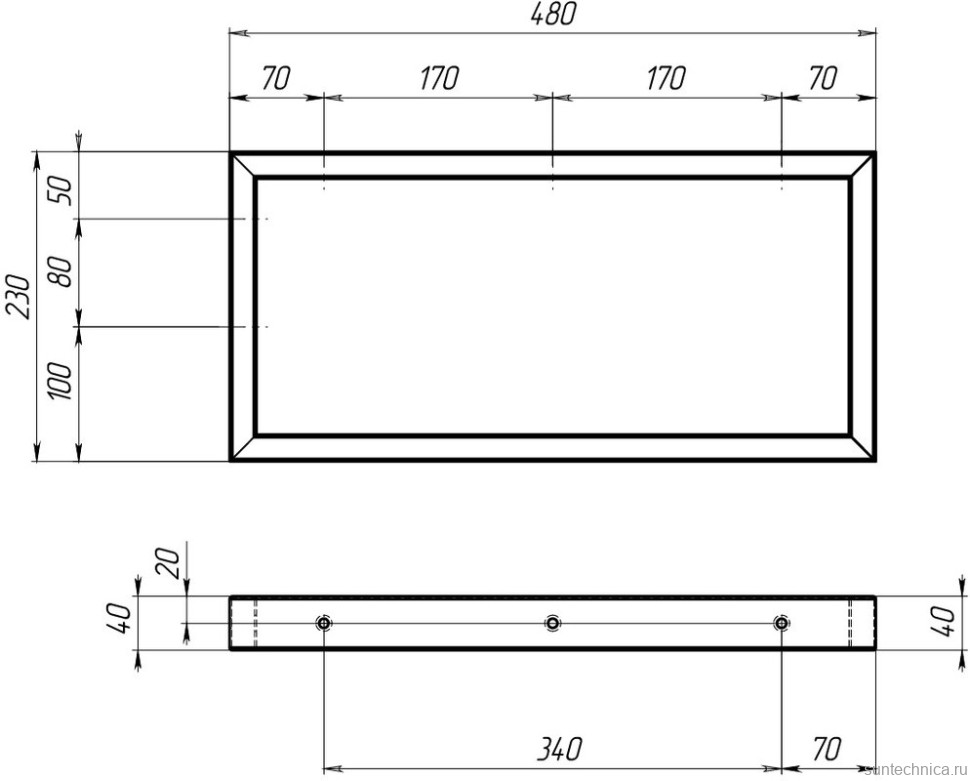 Мебель для ванной комнаты 1MarKa Grunge Loft 80 дуб намибия
