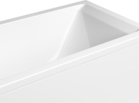 Акриловая ванна AM.PM Gem W93A 150x70 см, пристенная, белая, с каркасом, с экраном