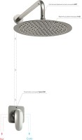 Душевой комплект Wasserkraft Spree A1451.097.121 С ВНУТРЕННЕЙ ЧАСТЬЮ, никель