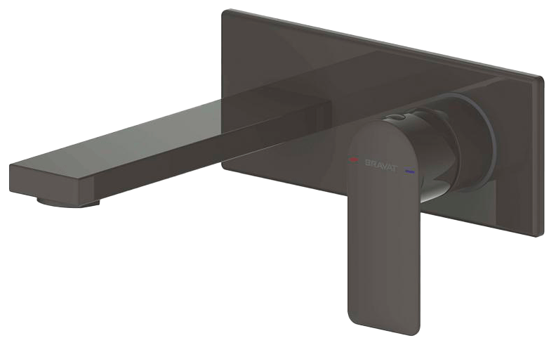 Смеситель для раковины Bravat Eddie Black P8369402BW-ENG С ВНУТРЕННЕЙ ЧАСТЬЮ черный