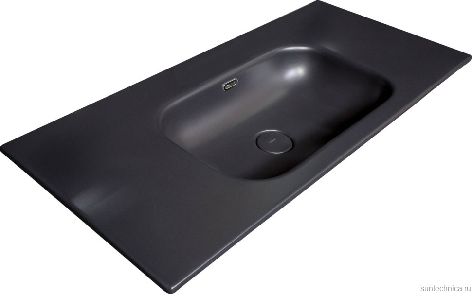 Тумба с раковиной Armadi Art Loft 100 антрацит, напольная