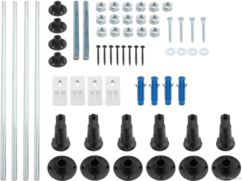 Акриловая ванна Berges Lumbo 050004 150x75 см, пристенная, белая, с каркасом