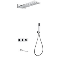 Душевой комплект Abber Daheim AF8253 С ВНУТРЕННЕЙ ЧАСТЬЮ, хром