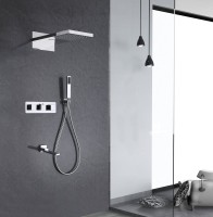 Душевой комплект Abber Daheim AF8253 С ВНУТРЕННЕЙ ЧАСТЬЮ, хром