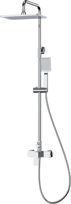 Душевая стойка Cezares Slider SLIDER-CD-01 со смесителем, хром