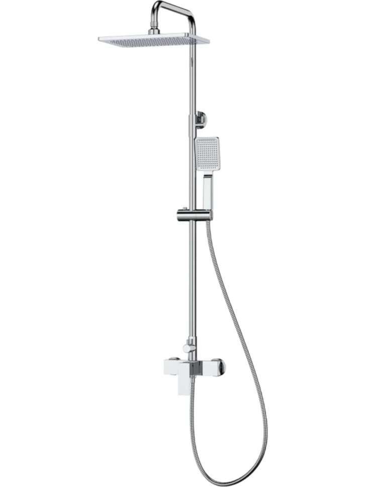 Душевая стойка Cezares Slider SLIDER-CD-01 со смесителем, хром