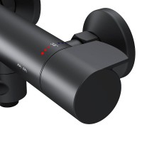 Термостатический смеситель AM.PM X-Joy F85A50022 для ванны с душем, черный Термостатический смеситель AM.PM X-Joy F85A50022 для ванны с душем, черный