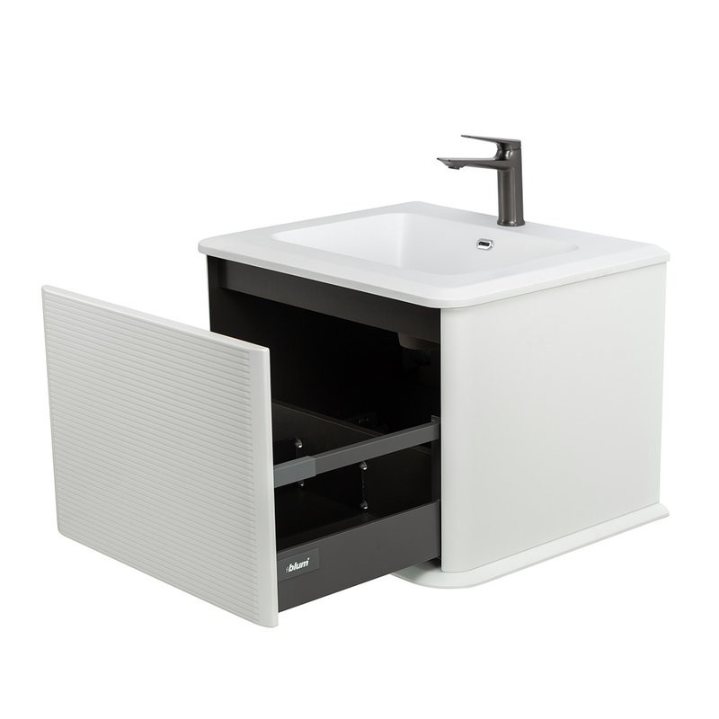 Тумба под раковину без столешницы Cezares Idra 65 1 ящик, bianco opaco