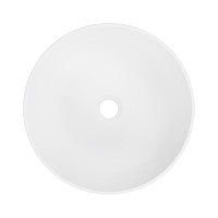 Накладная раковина Belux Джаз 41 матовая белая, круглая