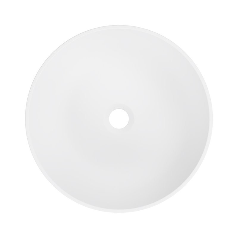 Накладная раковина Belux Джаз 41 матовая белая, круглая