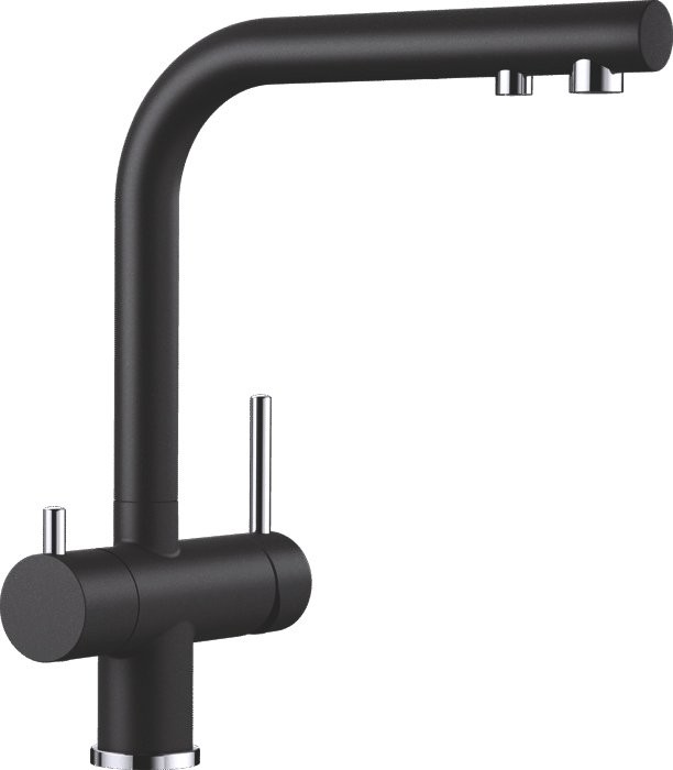 Комплект Мойка Blanco Legra 45 S Compact антрацит + Измельчитель Bone Crusher BC 610-AS + Смеситель Fontas II Silgranit 525139