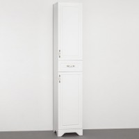 Шкаф пенал для ванной Style Line Олеандр-2 36 Люкс, белый
