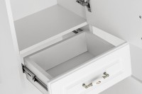 Шкаф пенал для ванной Style Line Олеандр-2 36 Люкс, белый