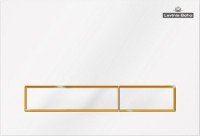 Комплект Lavinia Boho Унитаз подвесной Biore Compacto Rimless 3304101C + Крышка-сиденье Biore 33290420 с микролифтом + Инсталляция RelFix 38010010 + Кнопка RelFix 38050802 белая, золотой глянец + Дозатор RelFix 38040010