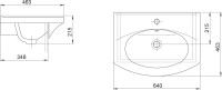 Мебель для ванной комнаты SanStar Бриз 65