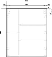 Мебель для ванной комнаты SanStar Бриз 65