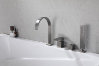 Смеситель на борт ванны Abber Wasserfall AF8613NG никель Смеситель на борт ванны Abber Wasserfall AF8613NG никель