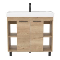 Тумба под раковину без столешницы Onika Легран 90 напольная, дуб галифакс