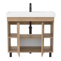 Тумба под раковину без столешницы Onika Легран 90 напольная, дуб галифакс