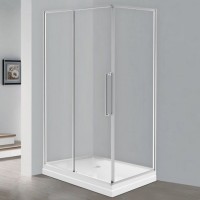 Душевой уголок Esbano Surf ESS-108PS-C 100х80 см, профиль хром, стекло прозрачное