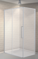 Душевой уголок Esbano Surf ESS-108PS-C 100х80 см, профиль хром, стекло прозрачное