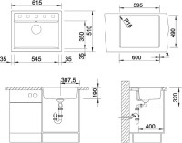 Мойка кухонная Blanco Dalago 6 антрацит