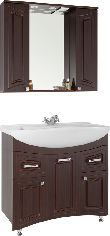 Мебель для ванной комнаты Vod-Ok Адам 90 венге