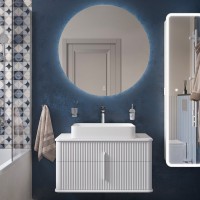 Накладная раковина STWORKI Молде S23410WH 62 глянцевая белая, прямоугольная