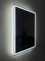 Зеркало BelBagno SPC-GRT-1200-800-LED-TCH-SND с голосовым управлением и подогревом