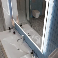 Зеркало BelBagno SPC-GRT-1200-800-LED-TCH-SND с голосовым управлением и подогревом