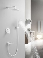 Душевая система встраиваемая Shevanik S4335C, белый