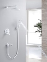 Душевая система встраиваемая Shevanik S4335C, белый