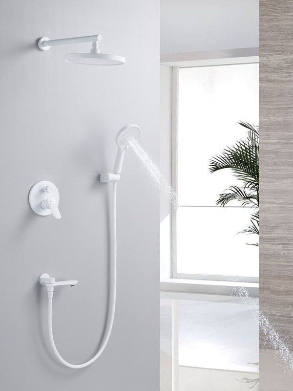 Душевая система встраиваемая Shevanik S4335C, белый