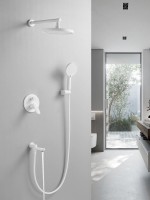 Душевая система встраиваемая Shevanik S4335C, белый