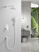 Душевая система встраиваемая Shevanik S4335C, белый