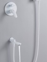 Душевая система встраиваемая Shevanik S4335C, белый