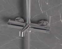 Душевая стойка Vincea Rim VSFS-2RM1CH с изливом, хром