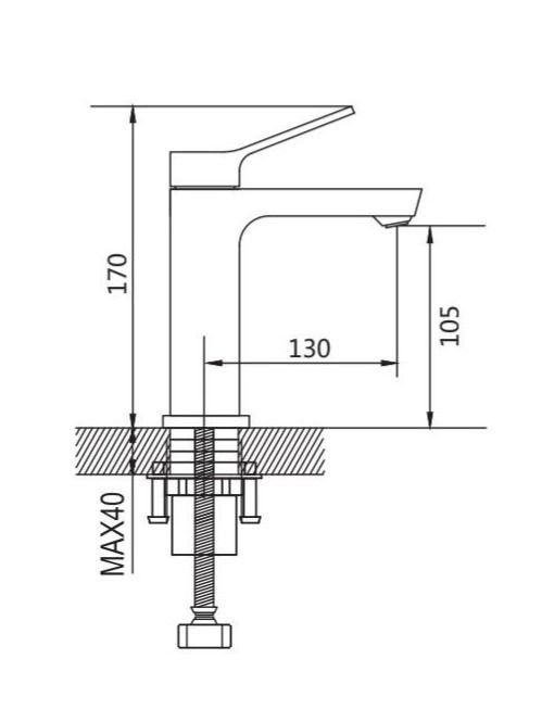 Смеситель для раковины Shevanik S4301H